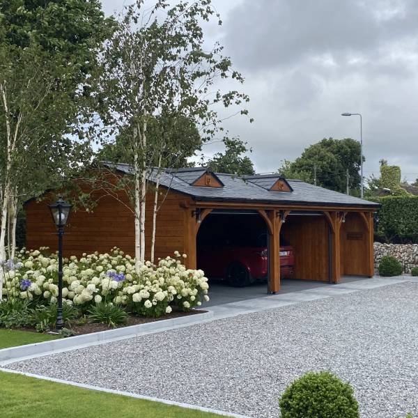 Oak and Larch Garage Project